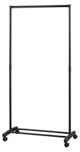 Garderobestativ med hjul sort 74,4 cm - DAY